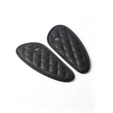 Tank Side Protectors - Mini Diamond - Black - cafetwin