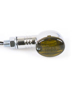 Turn Signals Homologated Micro Flash Chrome - cafetwin