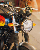 Headlight Guard for Royal Enfield and Triumph - Cafe Twin - cafetwin