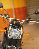 Headlight Guard for Royal Enfield and Triumph - Cafe Twin - cafetwin