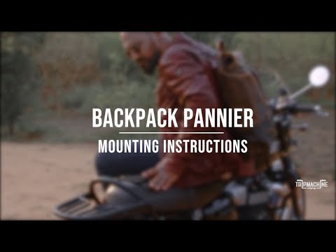 Backpack Moto Vintage Black Trip Machine