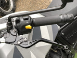 Black Adjustable Brake and Clutch Levers with 6 Positions for Himalayan Euro 4 - cafetwin