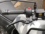 Black Adjustable Brake and Clutch Levers with 6 Positions for Himalayan Euro 4 - cafetwin