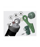 Motorcycle Helmet Lock for Triumph from 2016 - cafetwin