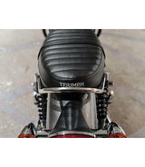 Passenger Grab Handle for Triumph - Gloss Silver - cafetwin