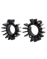 Finned Exhaust Clamps for Triumph - cafetwin