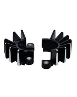 Finned Exhaust Clamps for Triumph - cafetwin