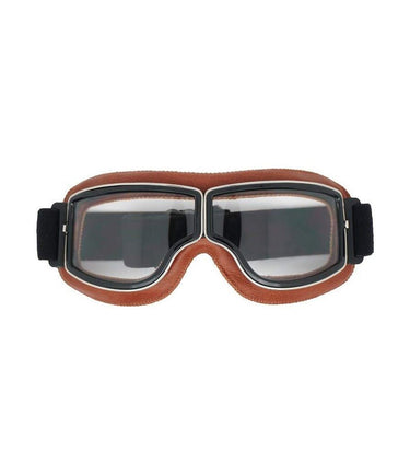 Lunettes Vintage pour Motard Marron - cafetwin