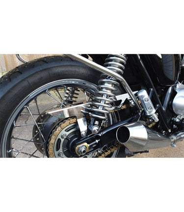 Kettenschutz für Triumph - Glänzendes Silber - cafetwin