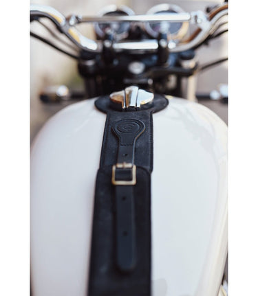 Tank Cover for Interceptor / Continental GT 650 - black - Cafe Twin x Trip Machine - cafetwin