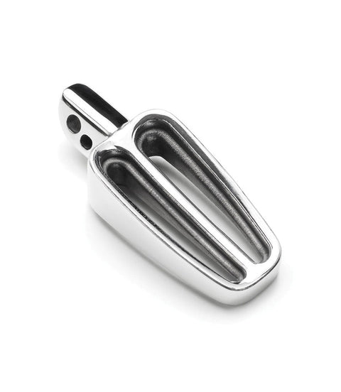 Pedane Anteriori e Posteriori per Triumph - Argento Lucido - cafetwin