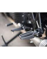 Front and Rear Foot Pegs for Triumph - Black - cafetwin