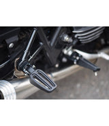 Foot Pegs Front and Rear for Triumph - Black - cafetwin