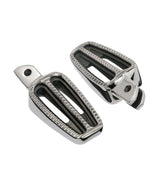 Repos-pieds Pilote pour Triumph - Argent - cafetwin