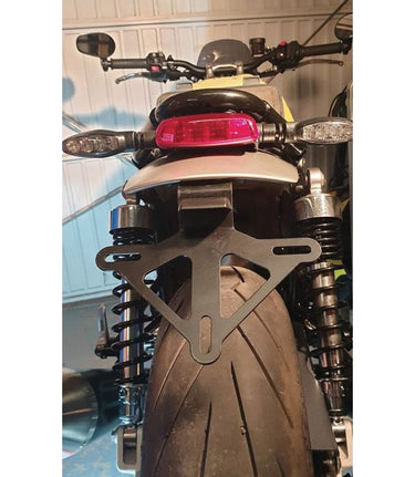 License Plate Holder Short for Triumph Speed Twin 1200 - cafetwin