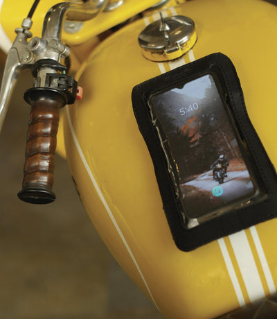Phone Holder Moto Vintage Black