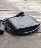 Motorcycle Wallet with Chain Black - Trip Machine - cafetwin