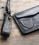 Motorcycle Wallet with Chain Black - Trip Machine - cafetwin