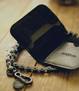 Black Motorcycle Wallet - Trip Machine - cafetwin