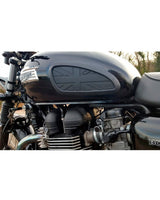 Protections Réservoir Noires "Union Jack" - cafetwin