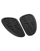 Protections Réservoir Noires "Union Jack" - cafetwin