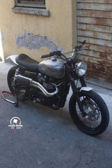 Exhaust High for Bonneville from 2001 to 2016 - Homologated - Mass - cafetwin