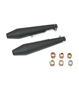 Universal Black Motorcycle Exhaust Hooligan - cafetwin