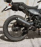 Exhaust for Himalayan / Scram 411 - Oval Stainless Steel - Mass - cafetwin