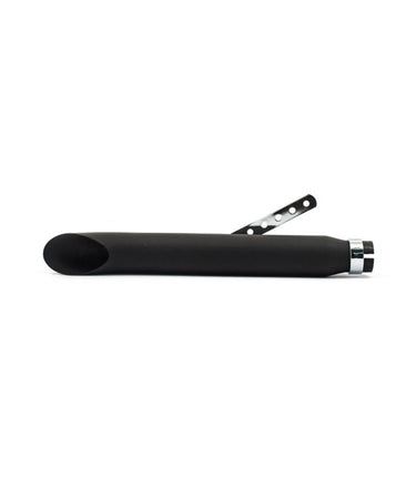 Exhaust for Meteor 350 and Classic 350 - Turn Out Short - Black - cafetwin