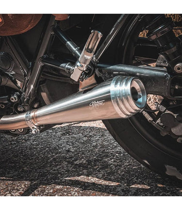 Échappement pour Street Twine Speed Twin - Saturn V Brushed - cafetwin