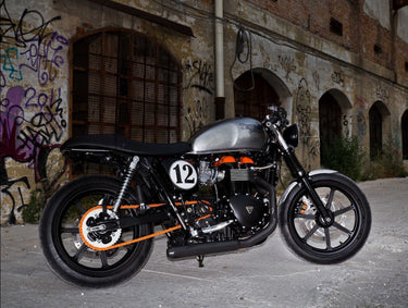 Exhaust for Triumph with carburettors - 2 in 1 - Zard - cafetwin