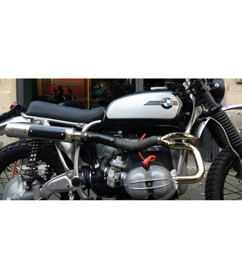 Escapamento Bmw R80/100 Mass 2 em 1 Alto Homologado