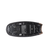 Diamond-stitched seat for Triumph from 2001 to 2015 - Black - Brown - cafetwin