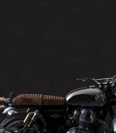 Seat Comfort for Interceptor / GT 650 Royal Enfield - Brown - cafetwin