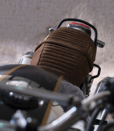Comfort Seat for Interceptor / GT 650 Royal Enfield - Brown - cafetwin