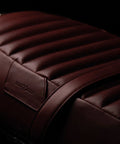Sella per Interceptor / GT 650 in Pelle Cherry Red - cafetwin