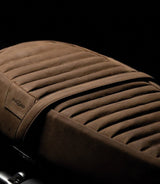 Selle de Moto pour Interceptor / GT 650 en cuir marron Tobacco - cafetwin