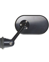 Oberon Oblong Black Bar End Motorcycle Mirror - cafetwin