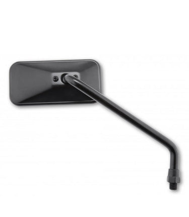 Specchietto Moto Rettangolare Lungo Nero - cafetwin