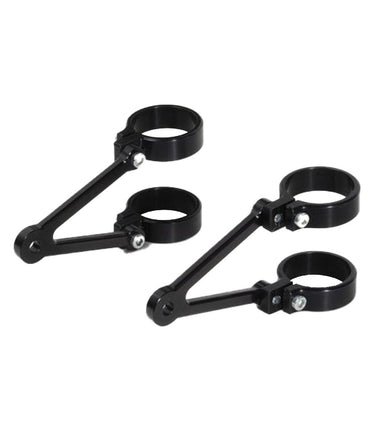 Support de phare LSL noir en aluminium - 41 mm - cafetwin