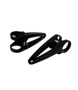 Black Headlight Bracket for 41mm Forks for Triumph - cafetwin