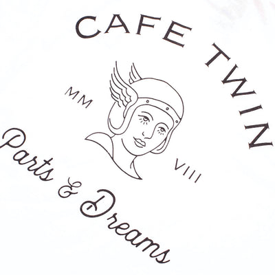 T-Shirt Cafe Twin The Dreamers White