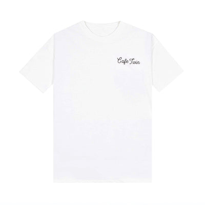 T-Shirt Cafe Twin The Dreamers White