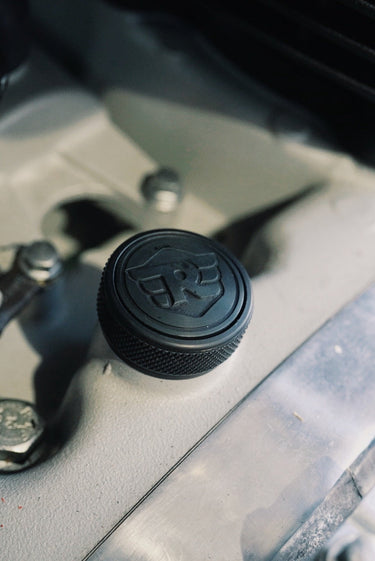 Oil Cap Black Engine for Royal Enfield - cafetwin