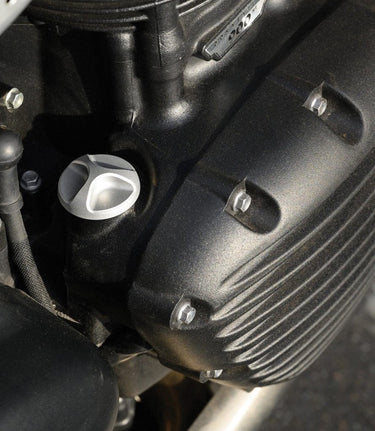 Oil Cap Satin Finish Engine for Triumph - cafetwin