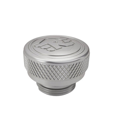 Oil Cap Engine Silver for Royal Enfield - cafetwin