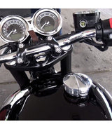 Monza Fuel Cap for Triumph - Polished Silver - cafetwin