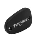 Oil Tank Cap Logo for Triumph Black - cafetwin