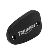 Oil Tank Cap Logo for Triumph Black - cafetwin
