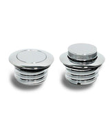 Pop-up Chrome Fuel Cap for Triumph - cafetwin